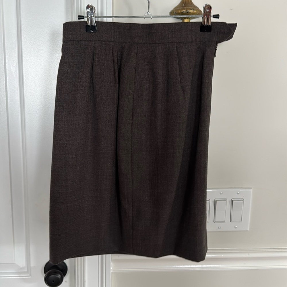 Christian Dior Boutique Wool Pencil Skirt - Vintage